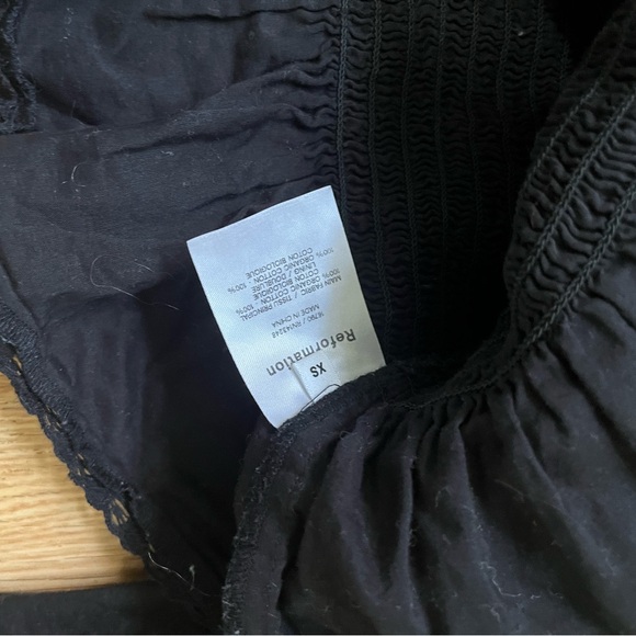 Reformation Roland Top in Black Size XS - Picture 8 of 11